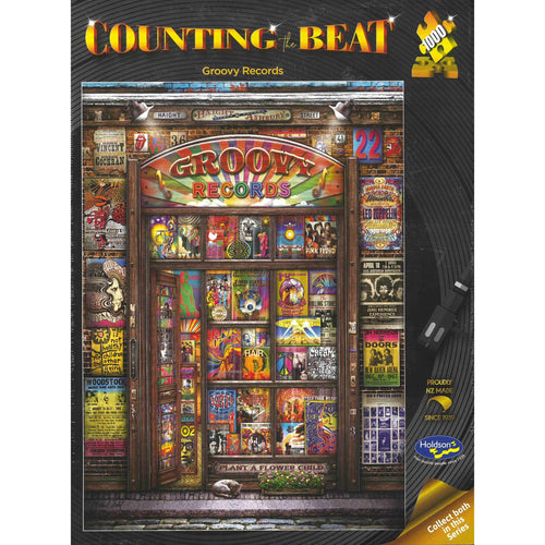 Jigsaw Puzzle 1000 Pcs Counting The Beat - Groovy Records