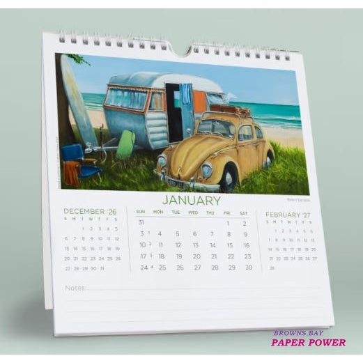 2027 Art Of Graham Young Wall & Desk Calendar