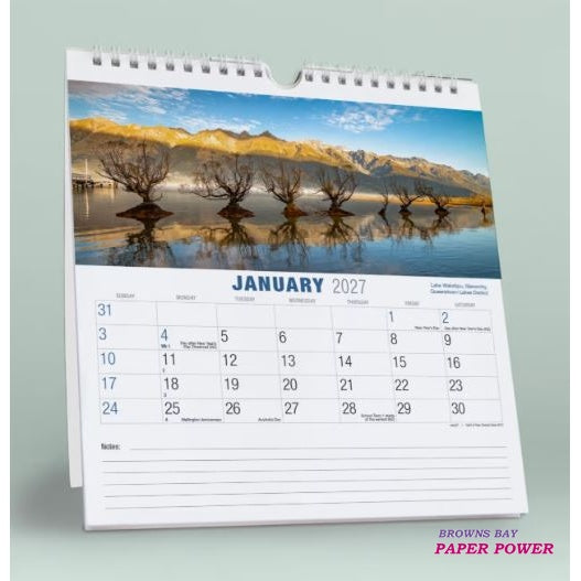 2027 Spirit of NZ Wall & Desk Calendar