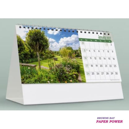 2027 Desk Calendar - Garden Sanctuaries