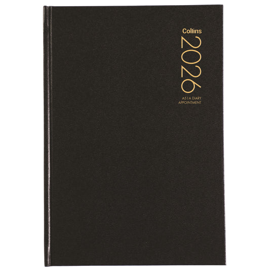 COLLINS DIARY A51A One Day Per Page / Black