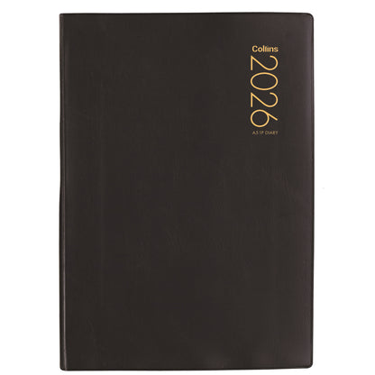 COLLINS DIARY A51P One Day Per Page Black