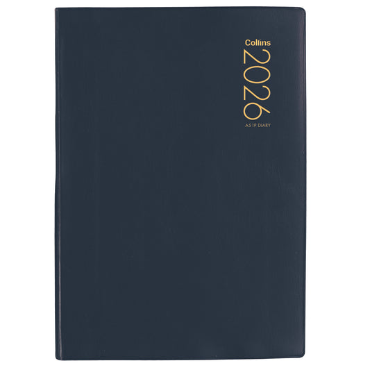 COLLINS DIARY A51P One Day Per Page Blue