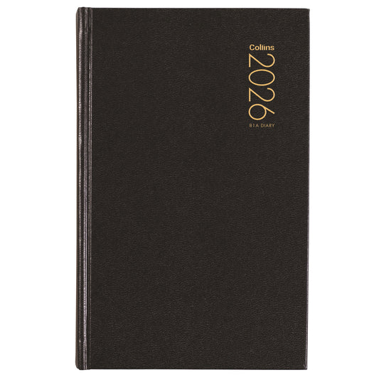 Collins 81A Diary One Per Page Black