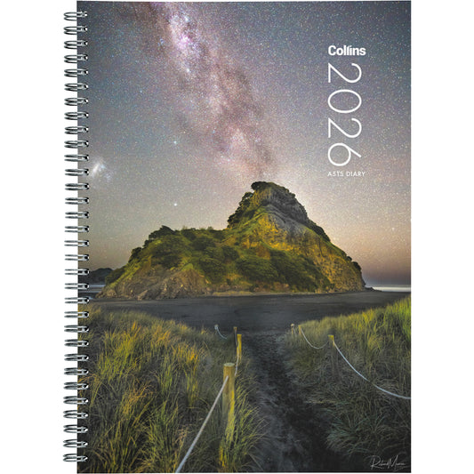 Collins 2026 Diary A5TS Week to View - Spiral Bound