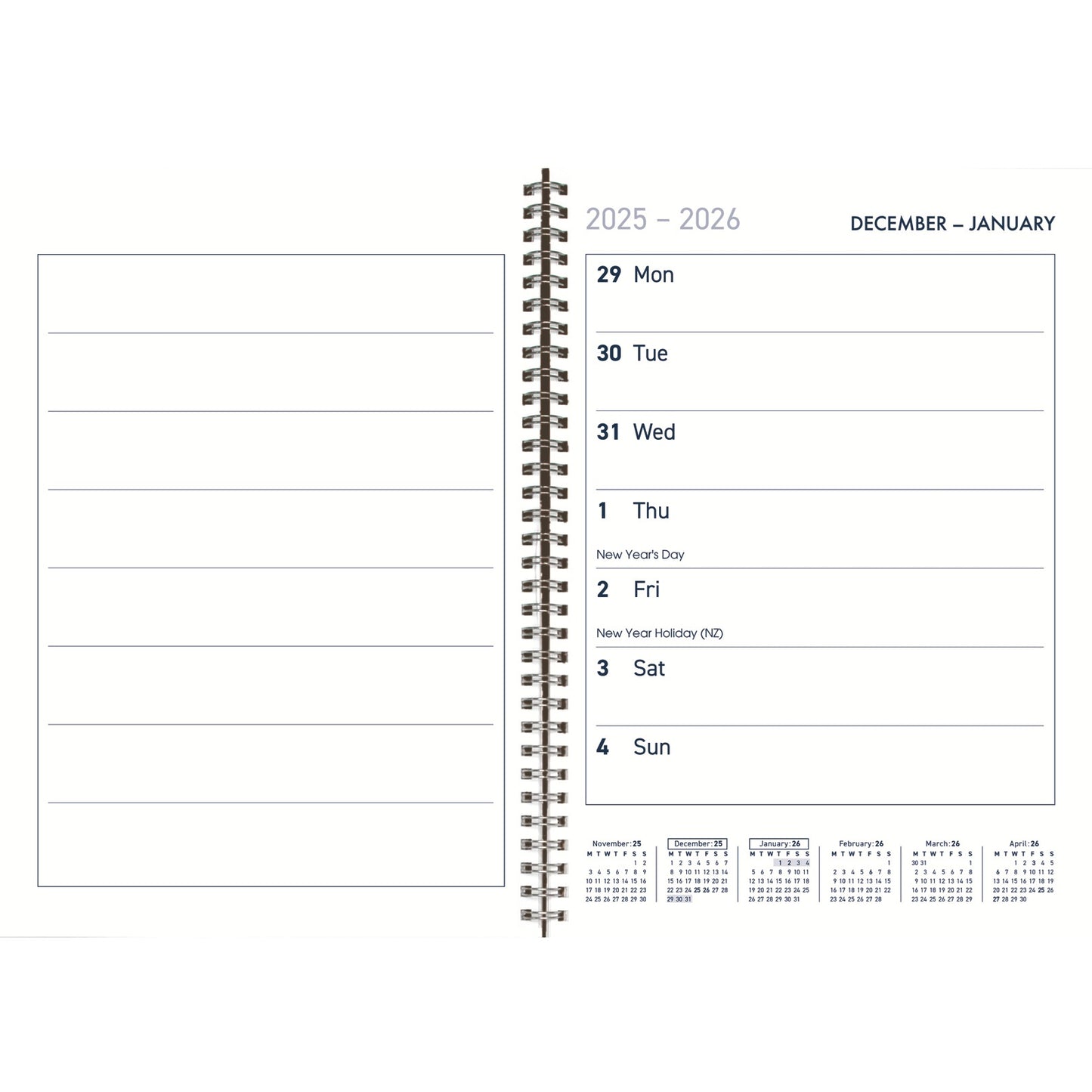 Collins A53TS Diary Week To View