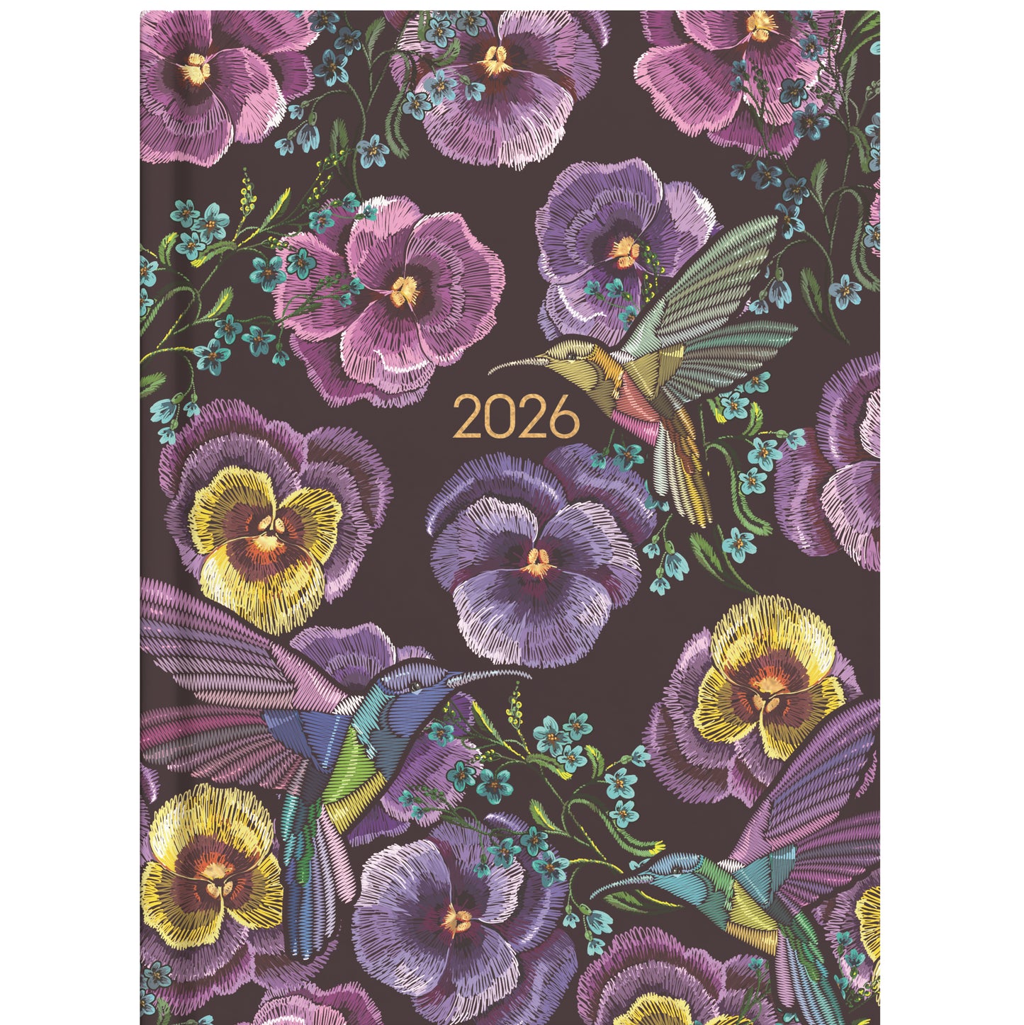 Collins A51 Diary - Beautiful Blooms