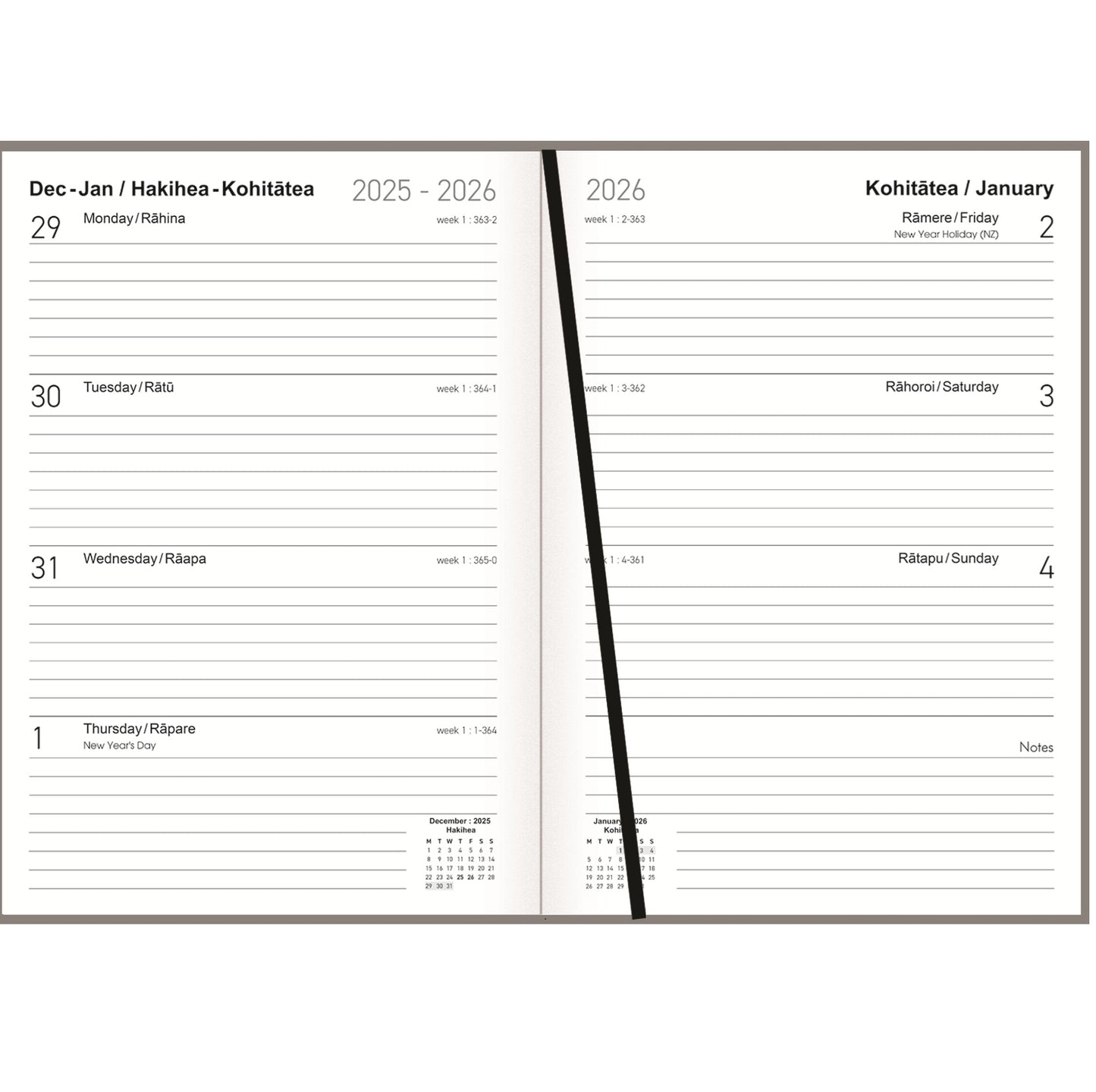 Collins A53 Diary - NZ Birds