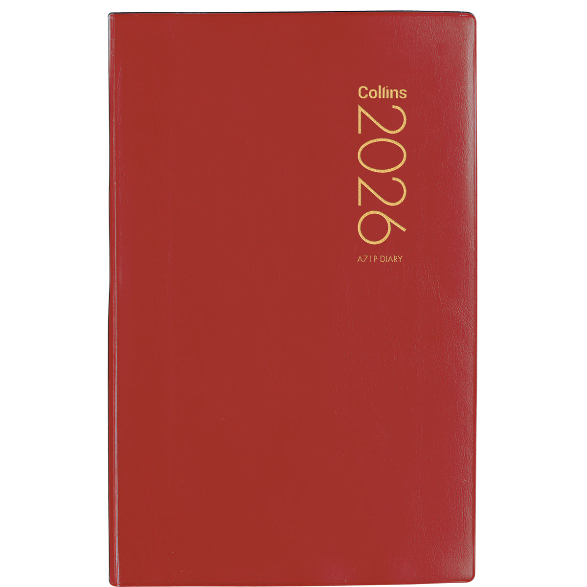 2026 Colins A71P Pocket Diary Day Per Page - Red
