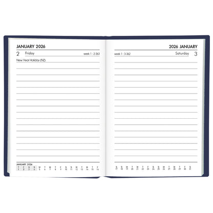 2026 Colins A71P Pocket Diary Day Per Page - Blue