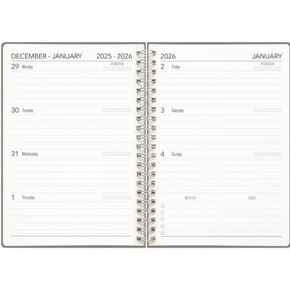 Collins 2026 A63 Diary Week to View - Spiral Bound - NZ ARTIST ELLEN GIGGENBACH