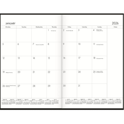 2026 Collins A4 Monthly Planner