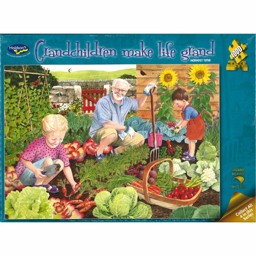 Jigsaw Puzzle 1000 Pcs Grandchildren Make Life Grand - Harvest Time