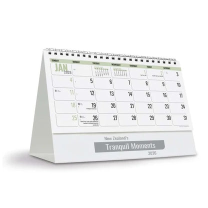 2026 New Zealand Desk Calendar Tranquil Moments