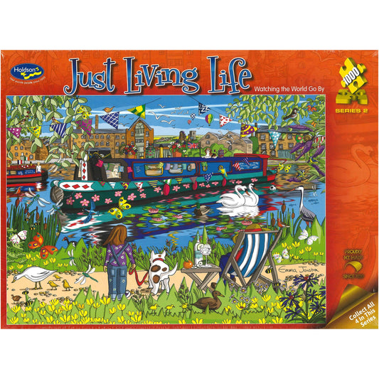 Jigsaw Puzzle 1000Pcs - Just Living Life - Watching The World Go By