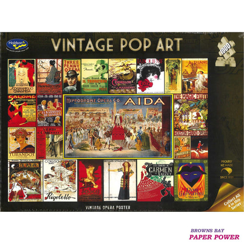 Jigsaw Puzzle 1000 Pcs Vintage Pop Art - Vintage Opera Poster