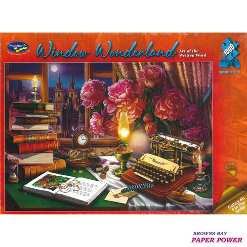Jigsaw Puzzle 1000 Pcs Window Wonderland - Art Of The Written Word