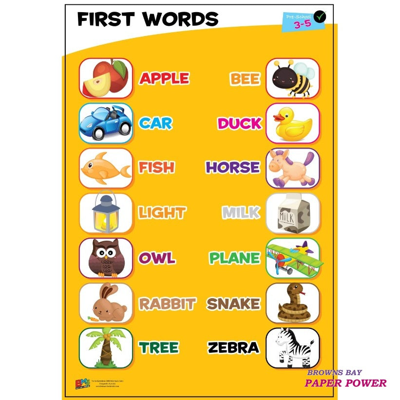 My Wall Chart Pack Preschool