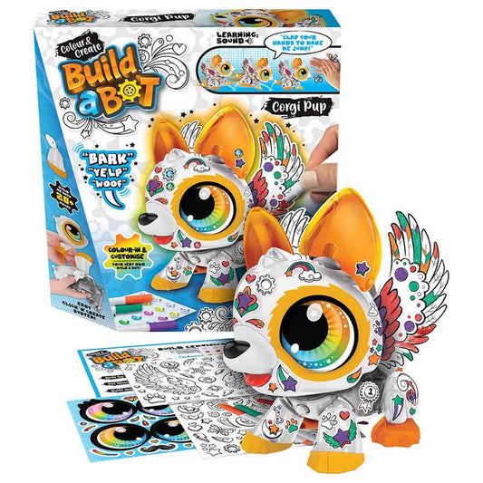 Colour n Create Corgi Pup - Build a Bot