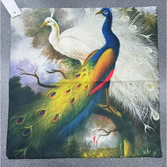 Cushion Cover Peacocks