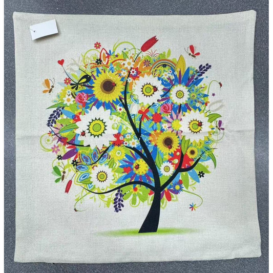 Cushion Cover Tree / Sunflower