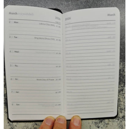 Collins Pocket Notebook Diary CW7 Week To View