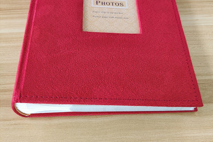 Photo Album Colour Brown - Paper Slip-in PP Pocket With Memo 4R 300 Holds