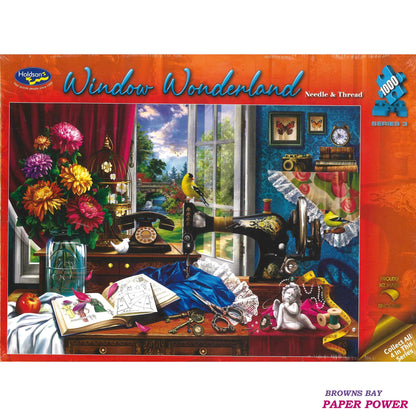 Jigsaw Puzzle 1000 Pcs Window Wonderland - Needle & Thread