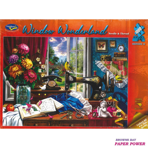 Jigsaw Puzzle 1000 Pcs Window Wonderland - Needle & Thread