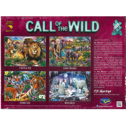 Jigsaw Puzzle 1000Pcs - Call Of The Wild - Elephant Walkabout