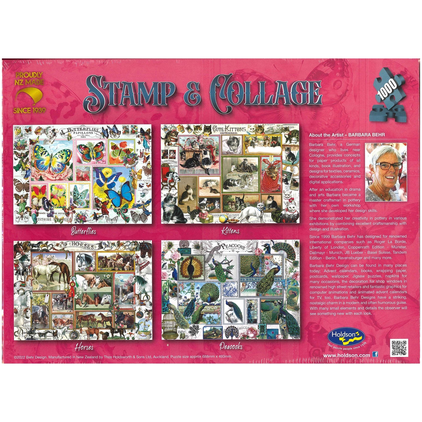 Jigsaw Puzzle 1000Pcs - Stamp & Collage - Kittens