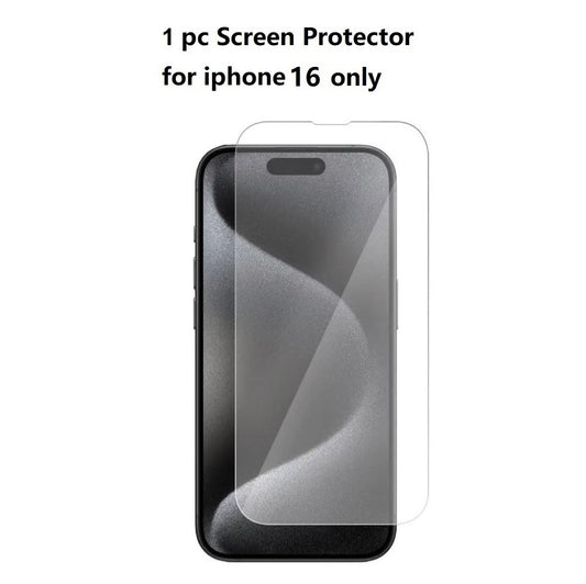 Tempered Glass Screen Protector for iPhone 16