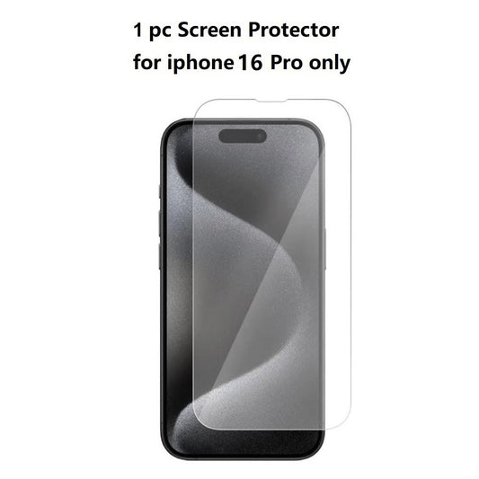 Tempered Glass Screen Protector for iPhone 16 Pro