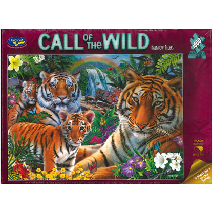 Jigsaw Puzzle 1000Pcs - Call Of The Wild - Rainbow Tigers